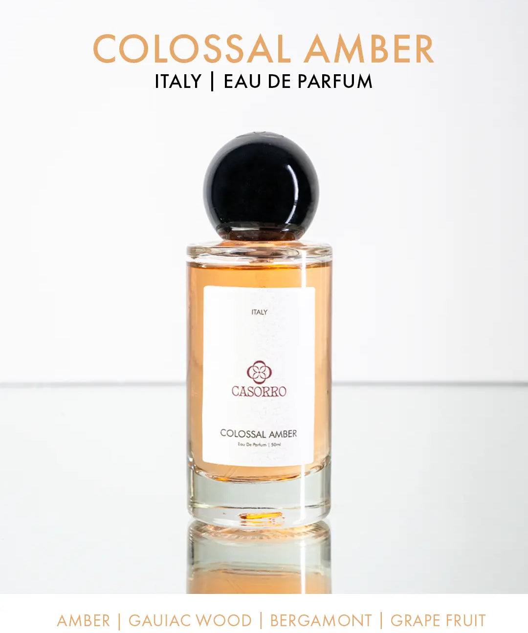 Colossal Amber | Perfume for Men | EDP Casorro