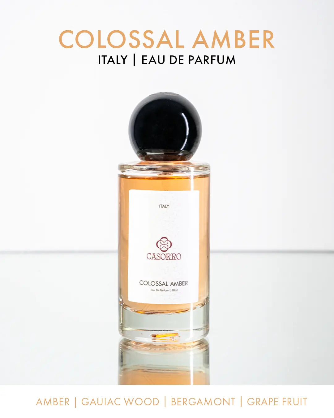 Colossal Amber | Perfume for Men | EDP Casorro