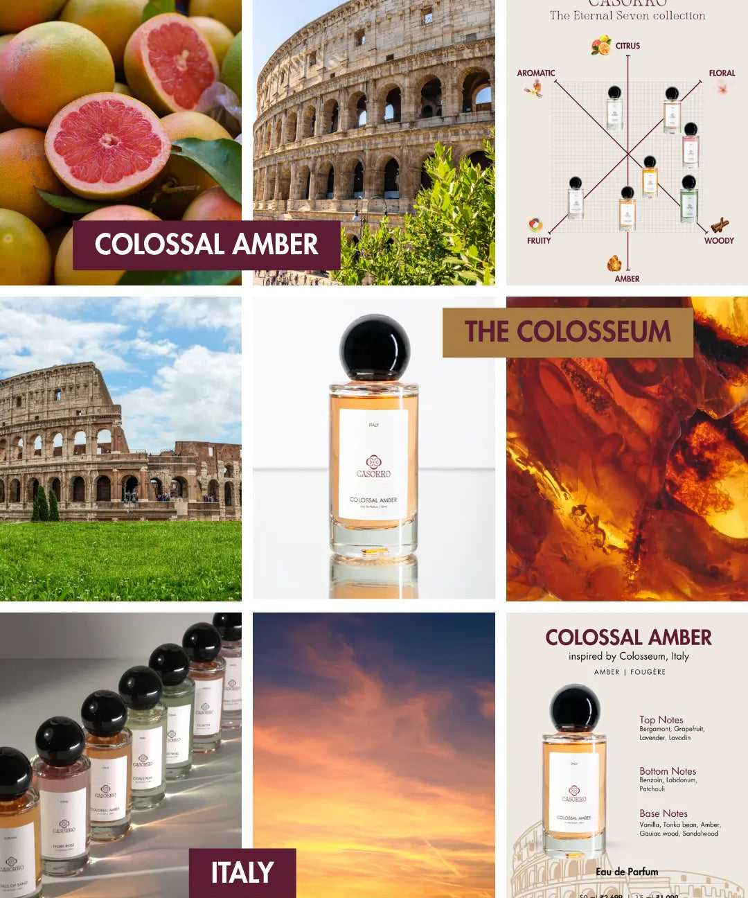 Colossal Amber | Perfume for Men | EDP Casorro