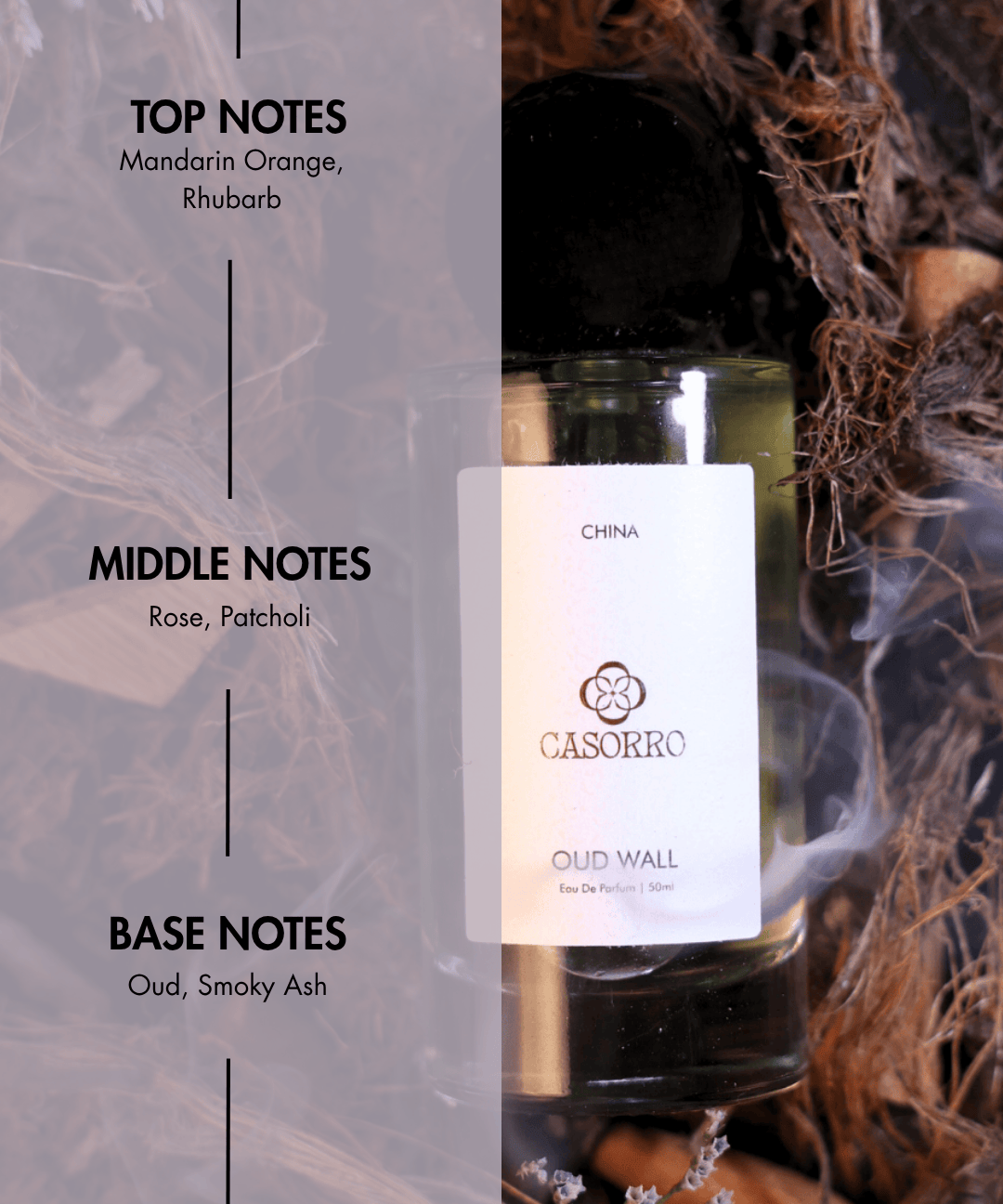 Oud Wall | Unisex Perfume | EDP Casorro