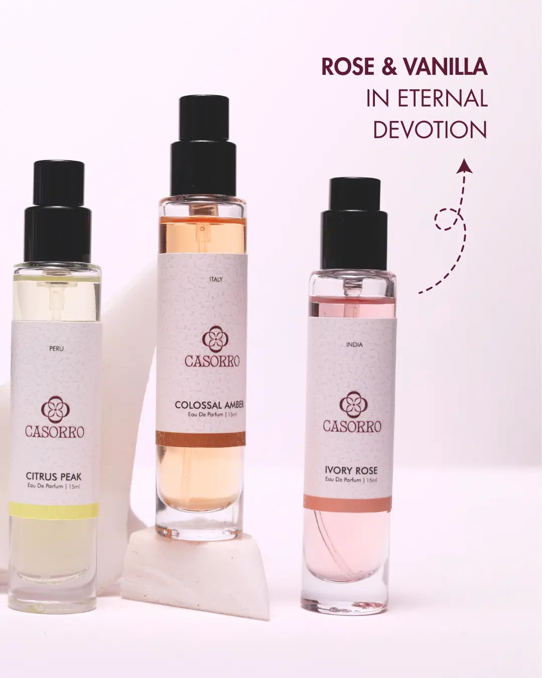 Ivory Rose | Unisex Perfume | EDP Casorro