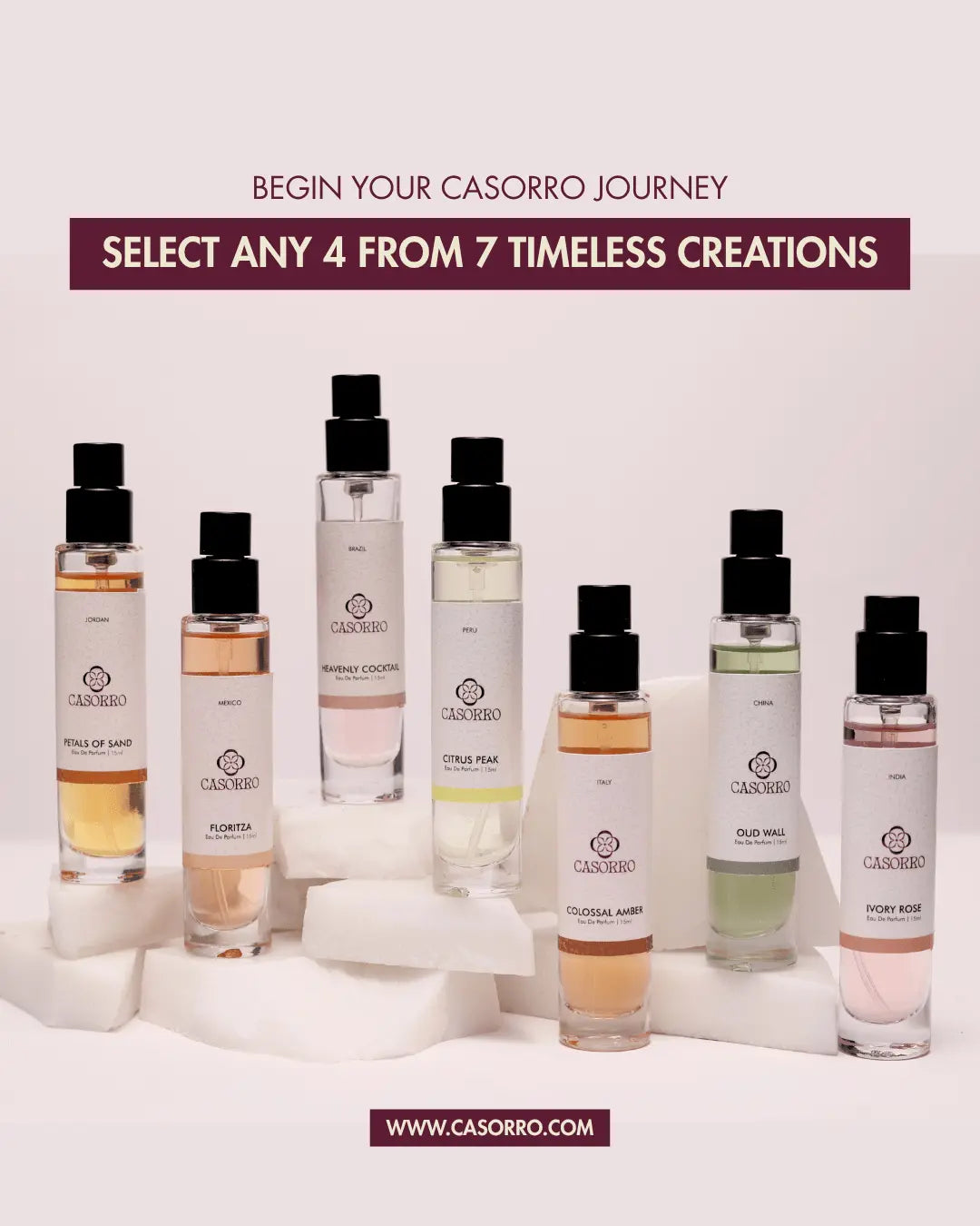 Discovery Set | Pack of 4 | 15 ml Casorro